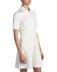 Moncler - Punto Milano Zip Front Dress - Lyst