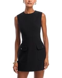 French Connection - Azra Twill Sleeveless Dress - Lyst