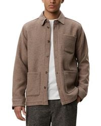 Les Deux - Wool Blend Overshirt - Lyst