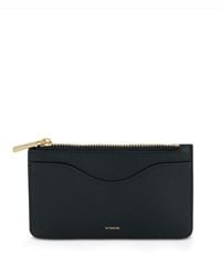 Vince - Leather Zip-Top Card Case - Lyst