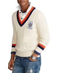 ralph lauren hooded cricket sweater