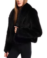 Sam. - Vanessa Faux Fur Cropped Coat - Lyst
