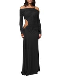 JLUXLABEL - Gilded Grace Maxi Dress - Lyst