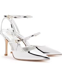 Larroude - Kris Pointed Toe Strappy High Heel Pumps - Lyst