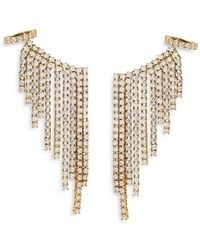 Nadri - Starlet Cubic Zirconia Curtain Cuff Earrings - Lyst