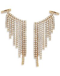 Nadri - Starlet Cubic Zirconia Curtain Cuff Earrings - Lyst