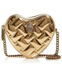 Kurt Geiger - Kensington Heart X Body Leather Crossbody Bag - Lyst