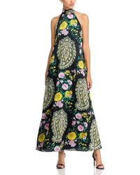 Kobi Halperin - Genesis Printed Halter Maxi Dress - Lyst