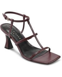 Marc Fisher - Dennie Square Toe Strappy Mid Heel Sandals - Lyst