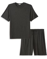 Eberjey Henry Short Pyjama Set - Black