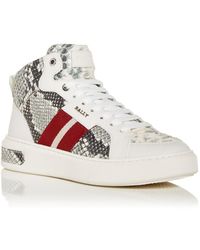 bally snake sneakers