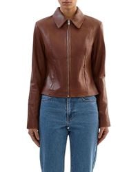 Lamarque - Oceana Fitted Leather Jacket - Lyst