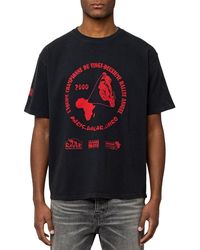 R H U D E © - 'Equipe Championne Graphic Tee - Lyst