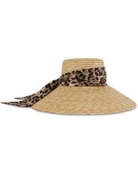 Eugenia Kim - Mirabel Satin Scarf Straw Sun Hat - Lyst