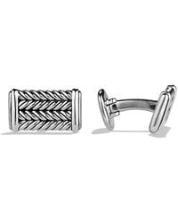 David Yurman - Chevron Cufflinks - Lyst