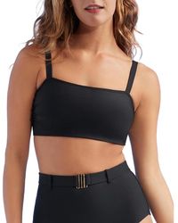 Hermoza - Lucia Square Neck Bikini Top Swimsuit - Lyst