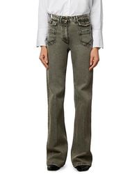 Gerard Darel - Anna High Rise Wide Leg Jeans - Lyst