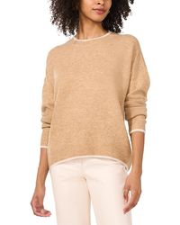 Vince Camuto - Contrast Trim Crewneck Sweater - Lyst