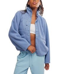 Free People - Hit The Slopes Fleece Jacket - Lyst
