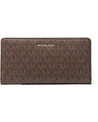 Michael Kors - Michael Bryant Large Slim Snap Wallet - Lyst