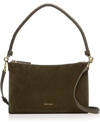 Veronica Beard - Vida Small Suede Shoulder Bag - Lyst