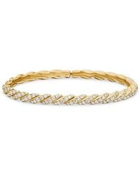 David Yurman - Sculpted Cable Flex Bracelet - Lyst