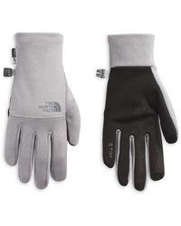 The North Face Etip Leather Gloves in Black for Men - Lyst
