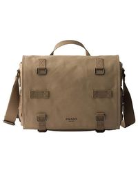 Prada - Canvas Shoulder Bag - Lyst