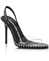 Alexander Wang - Alexander Wang Nova Slingback High Heel Sandals - Lyst
