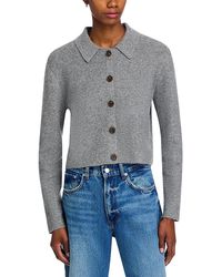 French Connection - Ellie Collared Knit Cardigan - Lyst