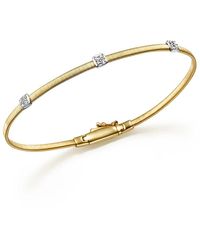 Marco Bicego - Masai 18K Small Three Station Diamond Bracelet - Lyst
