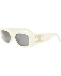 Celine - Triomphe Square Sunglasses, 53Mm - Lyst