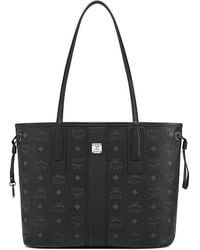 MCM - Liz Small Reversible Visetos Shopper Tote - Lyst