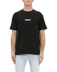 Purple Brand - Textured Graphic Logo Tee - Lyst