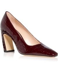 Stuart Weitzman - Stassi Embossed Leather Pumps - Lyst