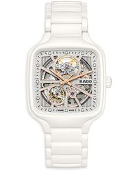 Rado - True Square Open Heart Sparkling Watch, 38Mm X 38Mm - Lyst