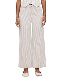 DL1961 - Hepburn High Rise Ankle Wide Leg Jeans - Lyst
