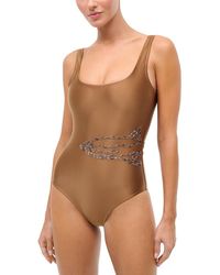 STAUD - Lea One Piece Swimsuit - Lyst
