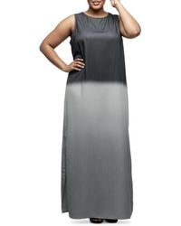 Standards & Practices - Plus Dip Dye Sleeveless Tank Maxi Dress - Lyst