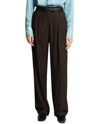 Argent - Pleated Tapered Pants - Lyst