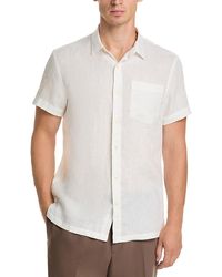 Scotch & Soda - Core Regular Fit Short Sleeve Linen Shirt - Lyst
