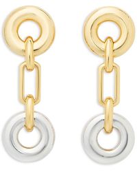 Kate Spade - Interlock Linear Earrings - Lyst