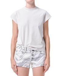 Agolde - Bryce Cap Sleeve Tee - Lyst