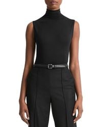 Vince - Turtleneck Sleeveless Top - Lyst