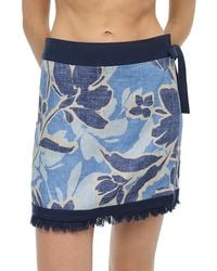 Jonathan Simkhai - Bethany Mini Wrap Skirt - Lyst