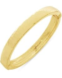Capucine de Wulf - Cleopatra Oval Hammered Bangle Bracelet - Lyst