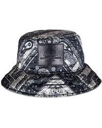 Kurt Geiger - Bandana Print Quilted Bucket Hat - Lyst