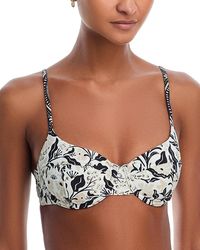 Ramy Brook - Printed Mona Bikini Top - Lyst