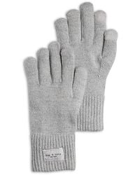 Rag & Bone - Blake Metallic Tech Gloves - Lyst