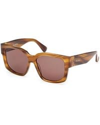 Max Mara - Round Sunglasses, 54Mm - Lyst
